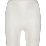 Basics high waist long shorts off white voor Dames | Maat L