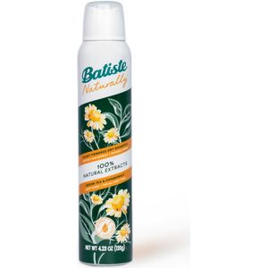 Batiste - Naturally Green Tea & Chamomile - Droogshampoo - 100% Natuurlijke Extracten - Verfrist en Zuivert - 200ml - 1 stuk