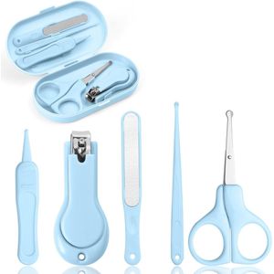 5-in-1 Baby Nagelverzorgingsset - Veilige en Draagbare Nagelkit voor Baby's