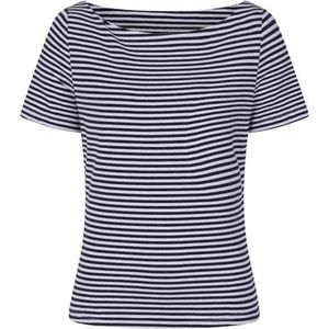 Dancing Days - Horizontal stripes Top - 2XL - Donkerblauw