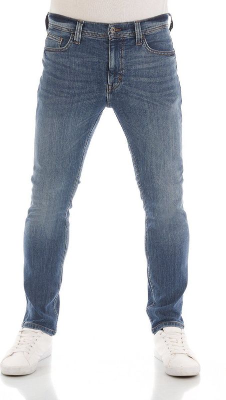 Mustang - Vegas - Slim Fit Jeans - Blauw - Denim