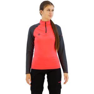 Izas - Indus - Half Rits Lange Mouw T-shirt - Oranje