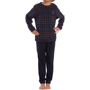 Eskimo Pyjama lange broek - Blue - maat 92 (92) - Jongens Kinderen - Polyester- 13.55.44066-92