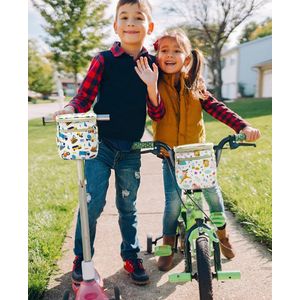 JGS ® Fietsaccessoire Kinderstuurmand met Waterafstotende Bekleding voor Meisjes Fietsen en Balansfietsen