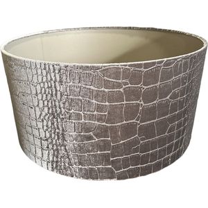 Lampenkap moodlight rond 50x50x25 big croco beige