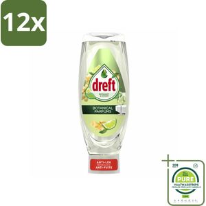 Dreft – Bergamot & Gember – Afwasmiddel – 730 ml - Voordeelverpakking - 12 stuks - Afwasmiddel bergamot gember - Natuurlijk afwasmiddel