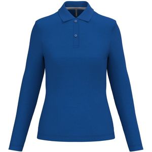 Kariban Damespolo lange mouwen K244 - Royal Blue - S