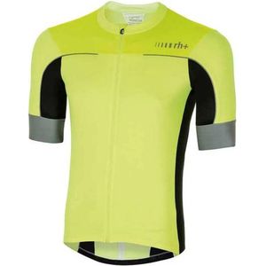 Rh+ Lapse Korte Mouw Wielertrui Geel S Man