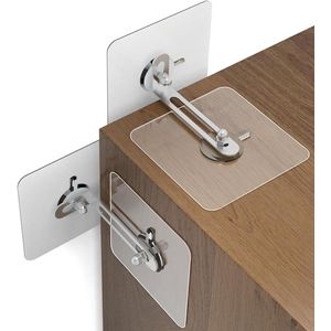 Anti-kantelriemen voor meubels - Zelfklevend meubelbescherming - 4 stuks