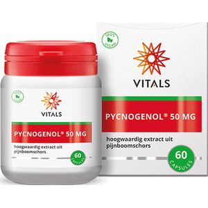 Vitals - Pycnogenol - 50 mg - 60 Capsules - sterke antioxidatieve werking