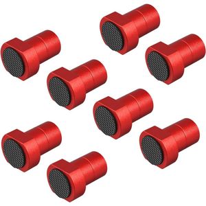 Set van 8 aluminiumlegeringen werkbankklemmen voor houtbewerking - Hondenklemmen voor 19 mm/20 mm gaten