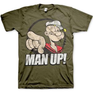 Popeye Shirt – Man Up! maat M