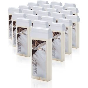 ItalWax Waxpatroon Kokosnoot - Doos 24 stuks - Wax Cartridge Coconut - 24 Pack voor Gladde Huid