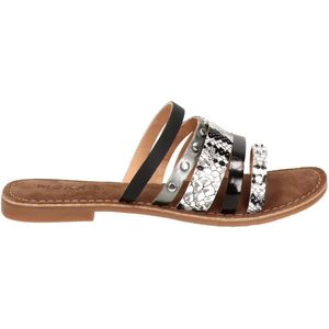 Mexx Gander dames slipper - Zwart multi - Maat 37