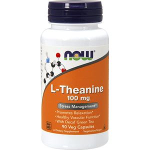 NOW Foods - L-Theanine 100mg - 90 veggie caps