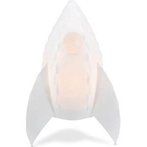 Lello Kids Lumi Co Rocket LED Battery Lamp Transparant - raket tafellamp