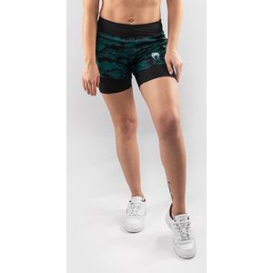 Venum Defender Hybrid Compressie Broekje - Zwart/Groen - L