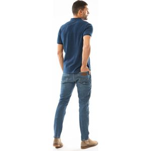Wrangler River Heren Tapered Fit Jeans Blauw - Maat W36 X L32