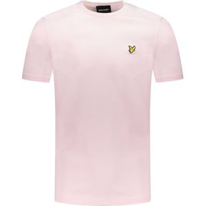 Lyle and Scott T-shirt Roze Roze Regular Fit - Maat L - Mannen - Lente/Zomer Collectie - Katoen