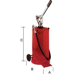 RODAC olie afgifteunit 16 liter handmatig
