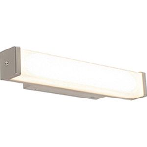 QAZQA cascada - Moderne LED Spiegel verlichting voor binnen voor badkamer - 1 lichts - D 75 mm - Staal -
