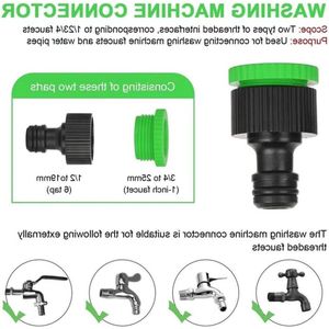 Tuinslang Flexibele Uitbreidbare 76 m 152 m 305 m 381 m 457 m - 3 keer Uitbreidende Tuinwaterslang - 8 Functies Spuitmond - 1/2 "" & 3/4 "" Connectorfittingen - 25FT Tuinslang
