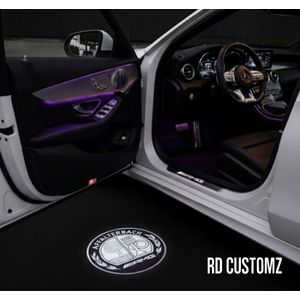 RD Customz® Deurverlichting LED – Plug & Play – Geschikt voor Mercedes (A-Klasse, B-Klasse, C-Klasse, E-Klasse, M-Klasse, GLA, GLC, GLS, GLE, G-Klasse) – Set van 2