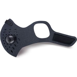 Anti-smogmasker met actieve kool + 3 N99 filters (grijs)