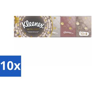Kleenex – Ultra Soft Mini – Papieren Zakdoekjes – 70 stuks per verpakking - Bulkverpakking - 10 stuks