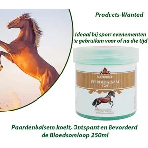 2-Potten Paardenbalsem koelt, Ontspant en Bevorderd de Bloedsomloop 250ml