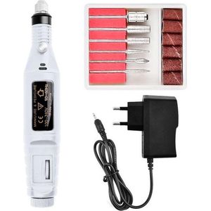 Elektrische nagelvijl - Nagelfrees Machine - Nagelvijl set - Manicure - Nagelvijl - Pedicure -pedicureset elektrisch - Nagelfrees elektrische je - Nagelfrees- Nagel frees - Inclusief 36 bitjes - Inclusief 6 schuurrolletjes -