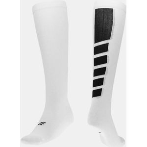4F Unisex Sneldrogende Sportsokken - Wit Maat 39-42