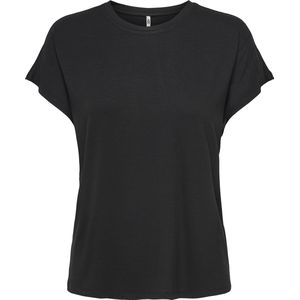 Jacqueline de Yong T-shirt Jdynelly S/s O-neck Top Jrs Noos 15257232 Black Dames Maat - S