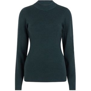 Lofty Manner Trui Sweater Eloise 418 Petrol Green Dames Maat - XS