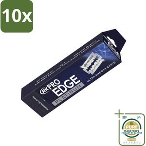 10 x Pro Edge - Double Edge Blade - Dubbele Scheermesjes - Super Smooth Shave - 100 Mesjes - Grootverpakking - Dubbele Scheermesjes - Super Smooth Shave - 6B HC Staal - Scheermesjes 100 Stuks - Klassieke Scheermes