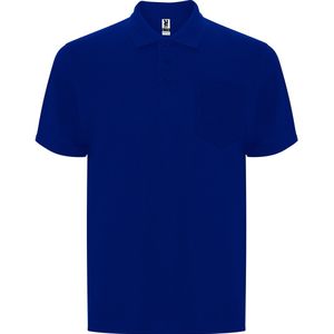 Heren Poloshirt met borstzak model Centauro merk Roly 190 grm maat XXL Kobaltblauw