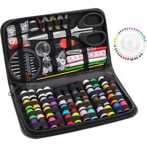 naaigereis voor beginners, thuis en reizigers, complete set 173 sewing accessories