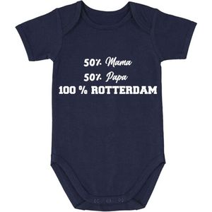 100 % Rotterdam Babyromper Jongen | Rompertje | Romper | Baby | Jongensromper