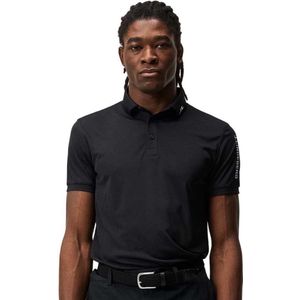 J.lindeberg Tour Tech Golf Korte Mouw Poloshirt Zwart S