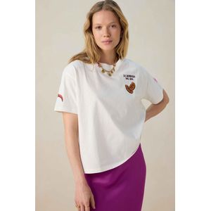 Sissy-Boy - T-shirt - Wit - Katoen - Ronde Halslijn - Korte Mouwen