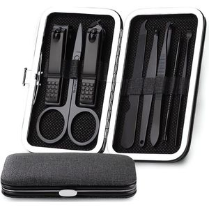 Manicure Set in Fabric Case - Professional Nail Care for Foot and Fingernails