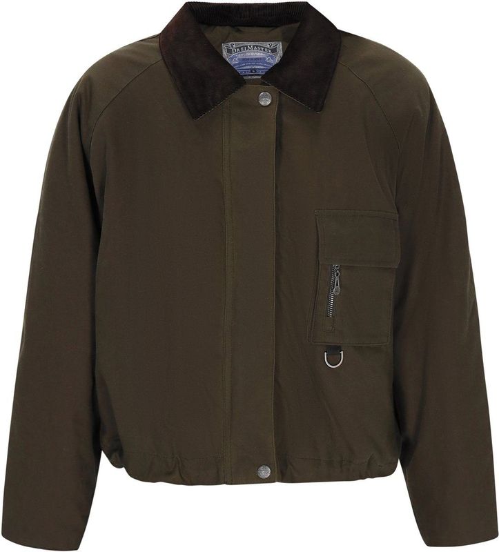 DreiMaster Vintage Tussenjas  olijfgroen / zwart