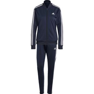 adidas Sportswear Essentials 3-Stripes Tracksuit - Dames - Blauw- 2XL