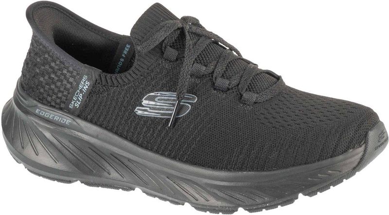 Skechers - Damessneakers - Zwart - Bovenmateriaal van Stretch Gebreid
