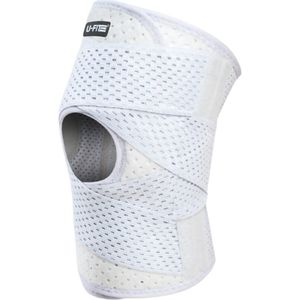 U Fit One 1 Stuk Knie Brace met Band - Kniebeschermers - Knieband - Knee Support & Bandage - Sportbrace - Maat M - Wit