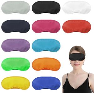12-delige meerkleurige hoofdband voor slaap en reizen - Oogmasker en nachtmasker set