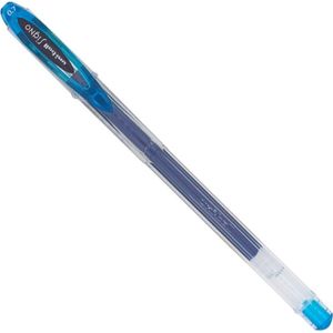 Uni-Ball Lichtblauwe Gelpen - Signo UM-120 Gel Pen - Gel pen met snel drogende, licht- en water resistente inkt - 0.7mm schrijfbreedte