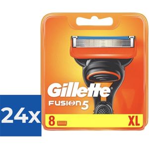 Gillette Fusion - 8 stuks - Scheermesjes - Voordeelverpakking 24 stuks