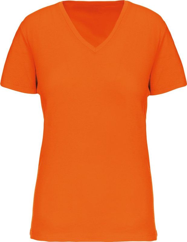 Kariban - BIO150 IC V-hals K3029IC - T-shirt - Oranje