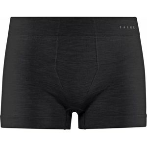 FALKE Wool-Tech Light thermoregulerend anti zweet Thermisch Ademend Sneldrogend sportondergoed boxershort heren zwart - Maat S